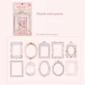 Peach Mist Poem Vintage Rahmen Collagen Karten Set für Scrapbooking und DIY Handwerk - Pfirsichnebel Narrative Poesie