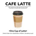 Note adesive a forma di tazza di caffè 54x83mm blocco di carta con 30 fogli - Caffè Latte