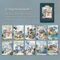 Aufkleber-Set Ägäisches Meer 30 Blatt Papier mit mediterranen Landschaften - Ägäisches Meer