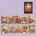 Vintage Scrapbooking-Papier Autumn Forest Thema mit 30 Blatt hochwertigem 80g Schreibpapier - Herbstwald