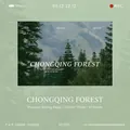 Carta decorativa a tema Chungking Forest 45 fogli per journaling fai-da-te 105x70mm - Paesaggio Forestale Profondo