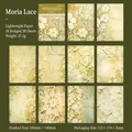 Vintage Mucha Lace scrapbooking papier set met 10 bloemmotieven op 30 vellen - Bosstijl Kantgaren