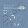 Starry Moon hollow frame paper stickers with moon and bird patterns for scrapbooking - Starry Moon