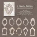 Kristall-Barock PET-Aufkleber mit 20 Stück Vintage-Spiegelrahmen-Designs - Kristall Barock