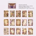 Vintage burned butterfly floral junk journal paper set with 15 unique designs and 30 sheets - 30 Sheets / Mysterious Letter