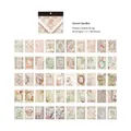 Secret Garden vintage floral scrapbooking paper set with 100 sheets of unique borders - Secret Garden