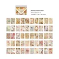 Morning Flower Letter vintage floral scrapbook paper set with 100 sheets for DIY crafts - Morning Flower Letter