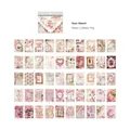 Rose Manor 100pcs vintage flower paper set for DIY scrapbooking with floral designs - Rose Manor