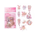 20pcs DREAM OF ROSE FLOWER PET stickers featuring dreamcatchers and floral motifs - Rose Flower Dream