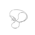 Minimalist S925 sterling silver double layer snake chain bracelet with sailor clasp - 925 Silver / Silver