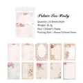 Lot de 10 papiers dentelle vintage aux motifs floraux pour scrapbooking et journaux - Tea Party au Palais