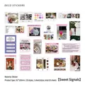Pack de 20 pegatinas estéticas estilo Information Age para diarios y decorado - Señal Dulce