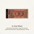 60 sheets of retro city travel themed vintage paper for DIY scrapbooking decoration - Free Cycling