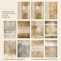 Vintage Scrapbooking-Papier der Spitze-Rock Serie mit Retro-Mustern für Journaling - Saum aus Spitze