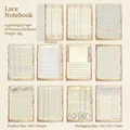Vintage-Spitzenpapier-Set mit 10 Retro-Rahmenmustern für Scrapbooking und Dekoration - Notizbuch Mit Spitze