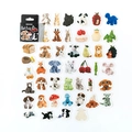 Stickers Plush Party pour scrapbooking avec animaux mignons et formes de dessins animés - Autocollants Animaux en Peluche (Plush Party)