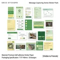 Lot de 40 autocollants style coréen avec designs d'interface d'application smartphone - Visible pour les Amis
