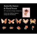 Holografische gouden vlinderstickers van PET voor DIY scrapbooking decoratie - Vlinderdans