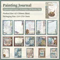 Set de papel vintage Anne's Diary con 15 diseños artísticos para diarios y manualidades - Pintura Diaria
