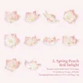 Twilight PET stickers featuring 20 sheets of peach blossom patterns for DIY scrapbooking - Spring Peach Hope