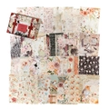 Vintage Dreamlike scrapbook paper set with ballet and floral patterns in a box - Spin Ballet
