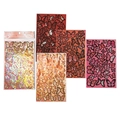Butterfly Dream sticker set with vintage red and purple crystal gilding patterns - Garden Dream Butterfly