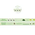 Morning Tea washi tape variant featuring matcha green illustrations and healing quotes - Morning Tea