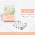 Sello de acrílico gato TV para agendas con diseño tierno y texto de lista de tareas - Gato Lista de Verificación