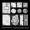 Kit de papier scrapbooking DIY floral avec 20 feuilles, dentelle vintage et fleurs - Voile de Lune Brumeux