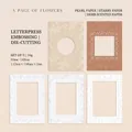 Vintage relief and hollow collage paper set with 5 sheets for scrapbooking and decoration - Floral Page