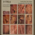 Vintage wood grain pattern decorative paper for DIY journaling, set of 30 sheets - Traces of Time