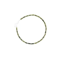 Elegante collana in giada bambù con perle d'argento S925 dallo stile minimalista - Argento