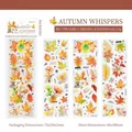 Maple leaf themed PET stickers set with transparent botanical and butterfly patterns - Maple Leaves