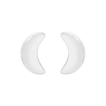 Pendientes de media luna en plata S925 pulida con un acabado de espejo brillante - Plata 925 / Plateado