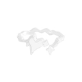 Minimalist S925 sterling silver heart and star ring with irregular wave design - Size 14 (Open Adjustable) / Silver