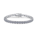Classic S925 sterling silver tennis bracelet with brilliant round cut moissanite stones - 19cm / 3.0mm Moissanite (10 Points Per Stone)