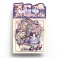 Adesivi PET Fantasy Eden ragazza magica per scrapbooking con dettagli in oro 40pz - Eden della Fantasia