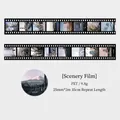 Cinta decorativa PET estilo película de cine con paisajes vintage para diarios DIY - Película de Paisajes
