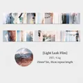Cinta PET estilo película retro con motivos fotográficos y efectos de luz para diarios - Estilo de Película con Fuga de Luz