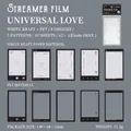 Retro camerazoeker film stickers set voor journaling, 10 stuks verpakking in zwart en wit - Menselijke Liefde