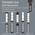 Vintage Streamer Film decoratieve stickers set met 10 vellen kraftpapier en PET-materiaal - Tedere Herinnering