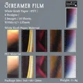 Decoratieve sticker set retro filmserie met 10 stuks van kraftpapier en PET-materiaal - Romantisch Herdenkings