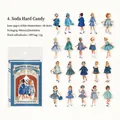 Set di 40 adesivi vintage per ragazze in stile Soda Hard Candy, carta washi decorativa - Caramella Dura alla Soda