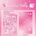 Set d'autocollants DIY Winter Fairy avec texture de glace rose pour décoration - Moment Doux