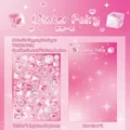 Winter Fairy theme DIY sticker set in pink ice texture for journaling decoration - Sweet Moment