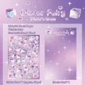 Autocollants Winter Fairy violets scintillants et carte pour scrapbooking DIY - Violet Doux