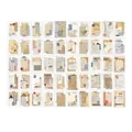 Set di 50 adesivi vintage in carta washi per scrapbooking con motivi 40x60mm - Quanto tempo