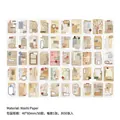 Adesivi washi vintage lettere da giardino 50 pezzi per scrapbooking 40x60mm - Lettera dal Giardino di Casa