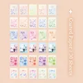 Set de 30 pegatinas de ensueño con motivos de estrellas, luna y mariposas en papel - Queso Estrella Luna