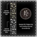 Steampunk gear PET tape with cold foil laser silver and gold finish for journaling - Ever-changing Gear